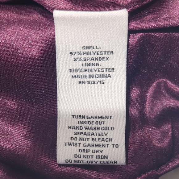 Nanette Nanette Lepore Deep Purple Sequin Blouse - Picture 7 of 8